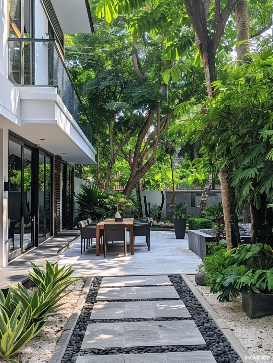 Thiết kế sân vườn hiện đại